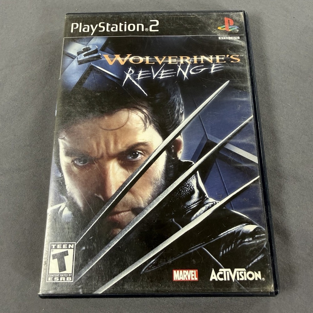 X2: Wolverine's Revenge (Sony PlayStation 2, 2003) No Manual TESTED